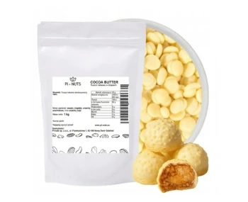 Masło kakaowe spożywcze w dropsach 1 kg Pi-Nuts
