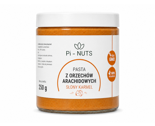 Pasta z orzechów arachidowych słony karmel 250g