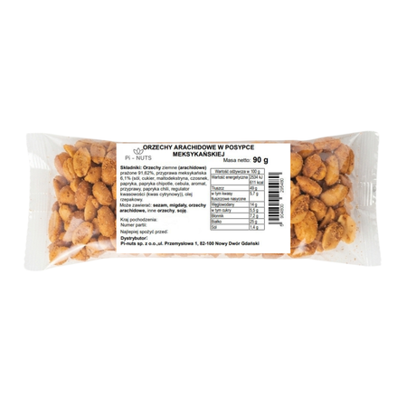 Orzeszki ziemne w posypce meksykańskiej 90g