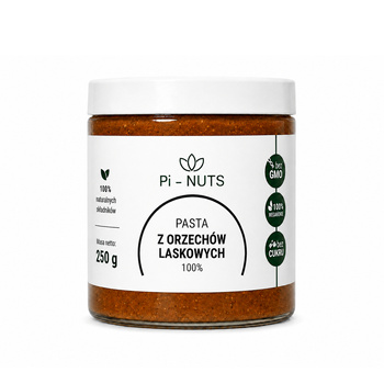 Pasta z orzechów laskowych 100% 250g