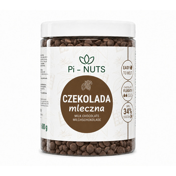Czekolada mleczna dropsy 600g