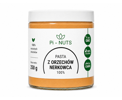 Pasta z orzechów nerkowca 100% 250g