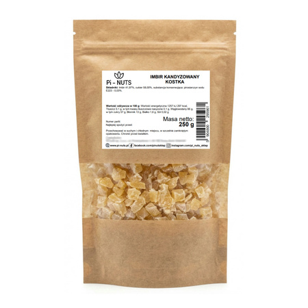 Imbir kandyzowany kostka 250g