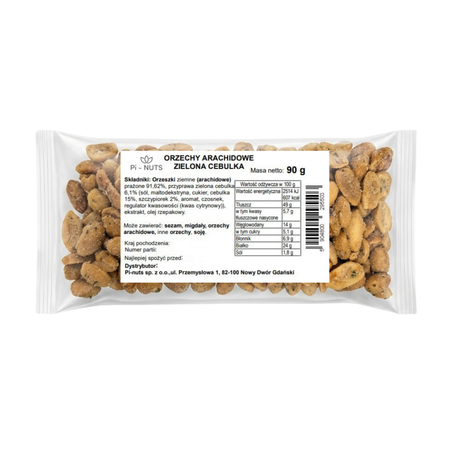 Orzeszki ziemne w posypce zielona cebulka 90g